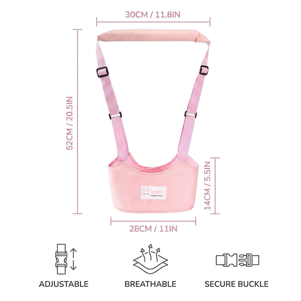 Baby Walking Assistant Belt Adjustable Safety Harness for Toddlers (6-24 Months) Azadi Sale