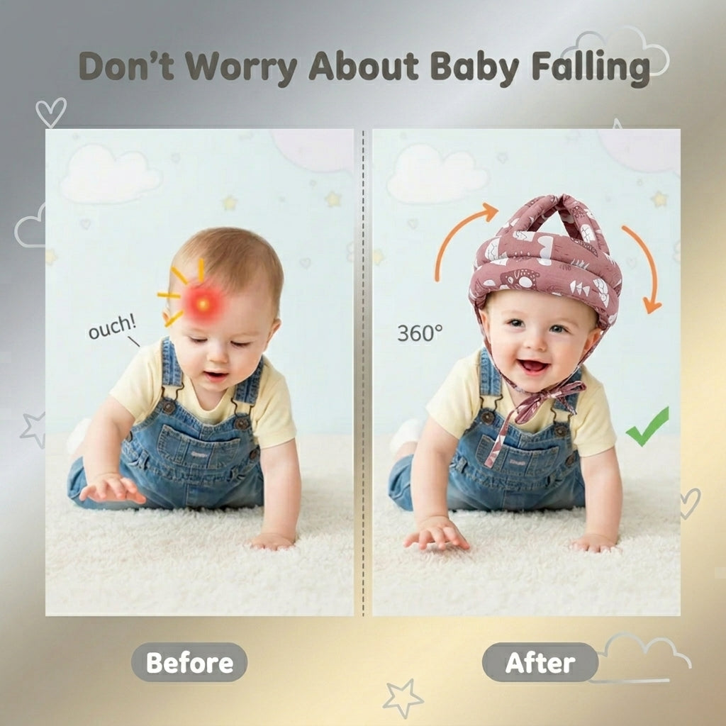 Baby Head Protection Helmet | Anti-Collision Safety Cap for Toddlers