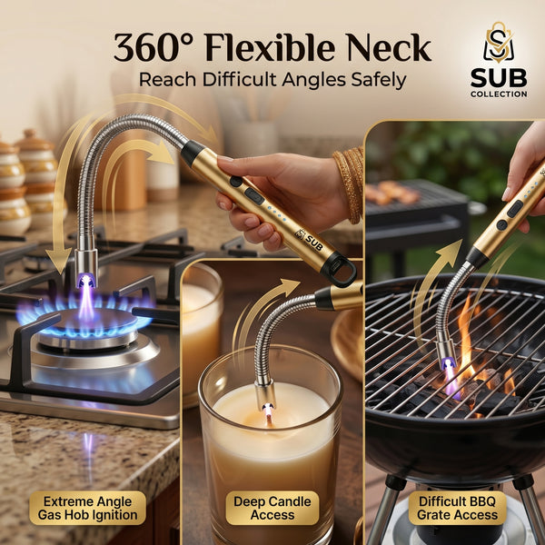 Electric Gas Lighter with USB Charging – Best for Kitchen & BBQ in Pakistan