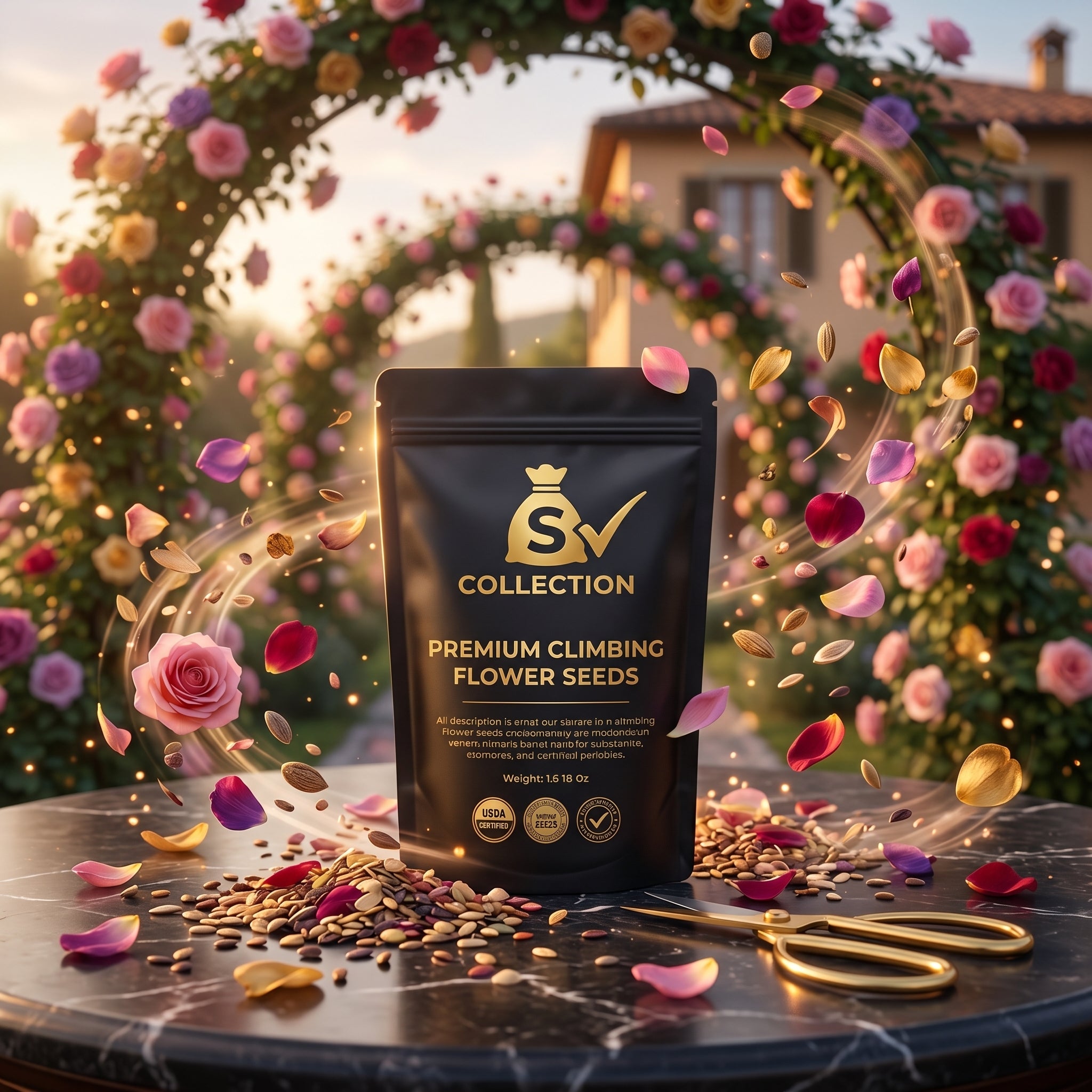 Premium Climbing Flower Seeds Packets-10