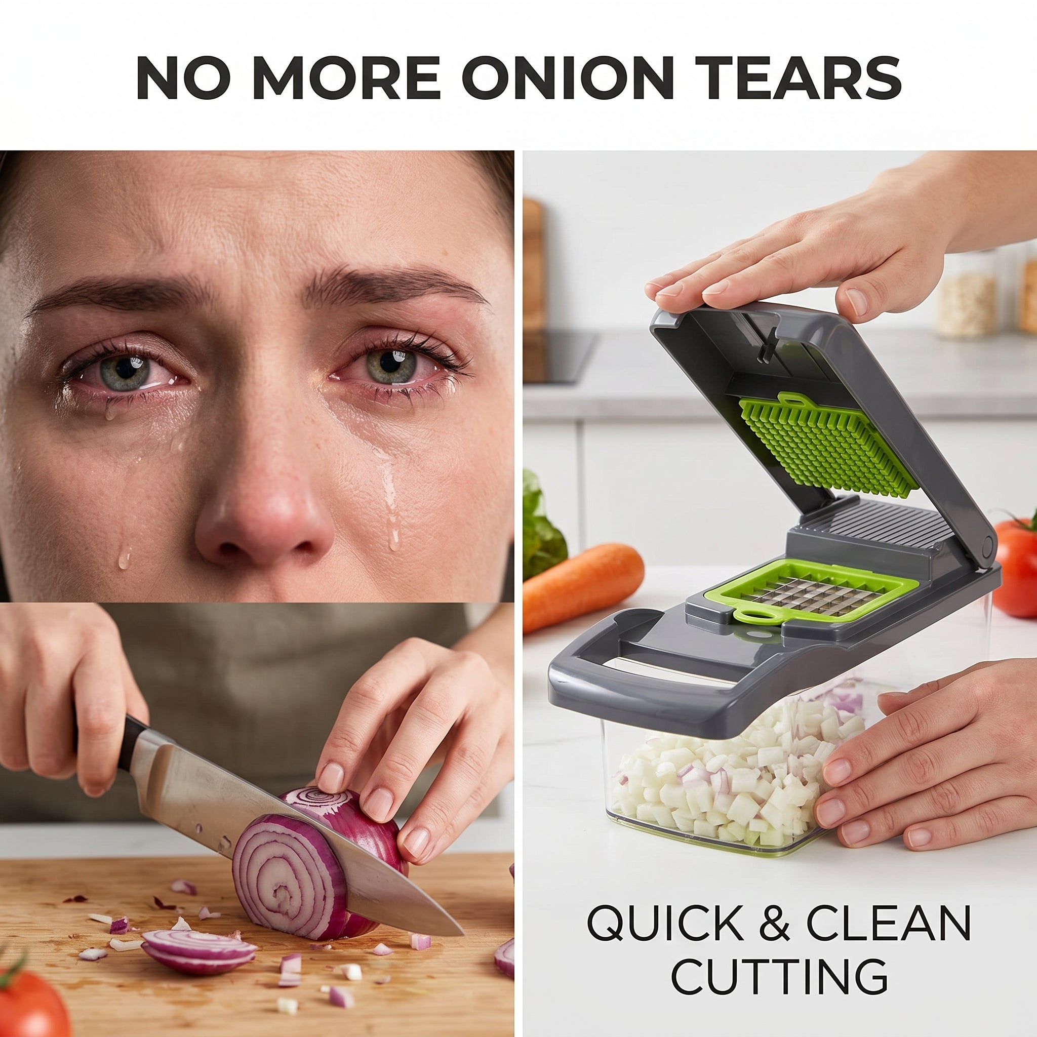 12 in 1 Nicer Dicer Plus Vegetable & Fruit Cutter – Multi Function Kitchen Chopper