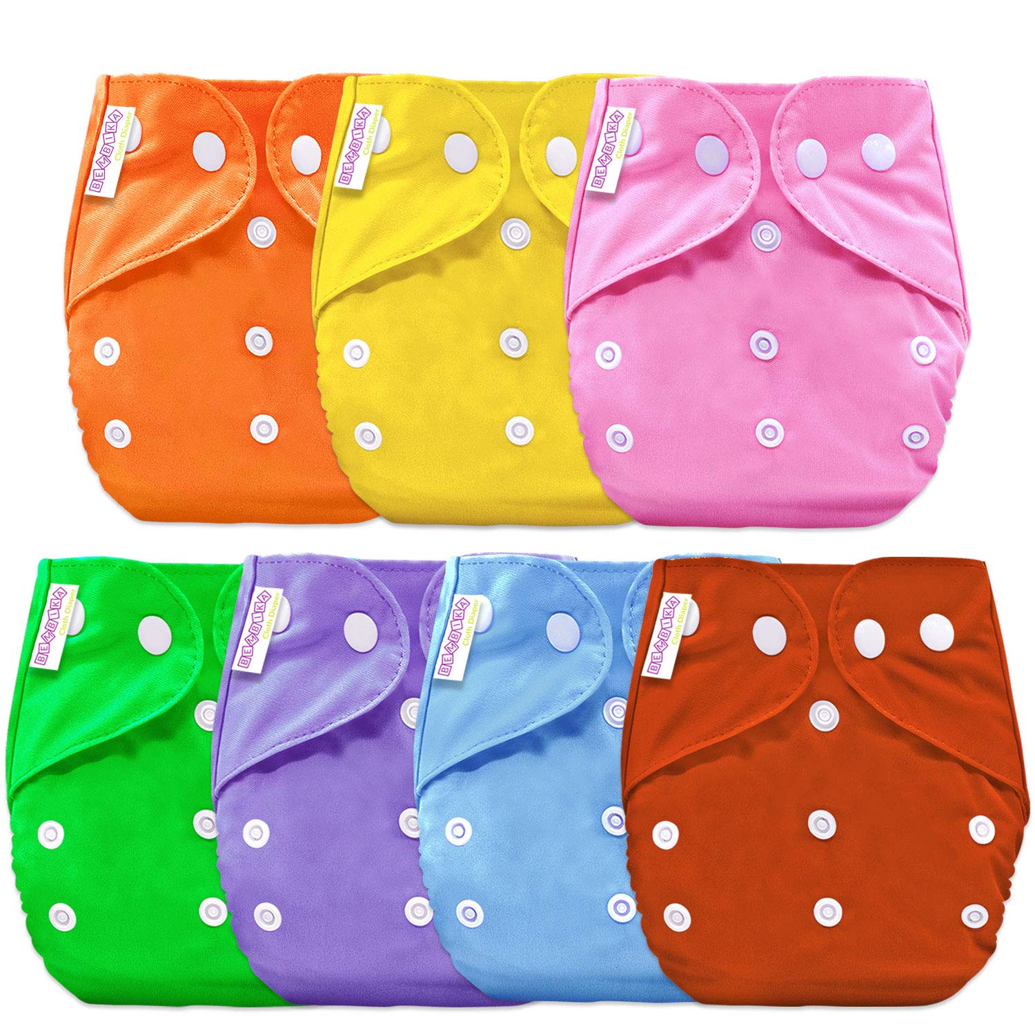 Reusable Washable Baby Cloth Diaper – Adjustable Leak Proof Nappy