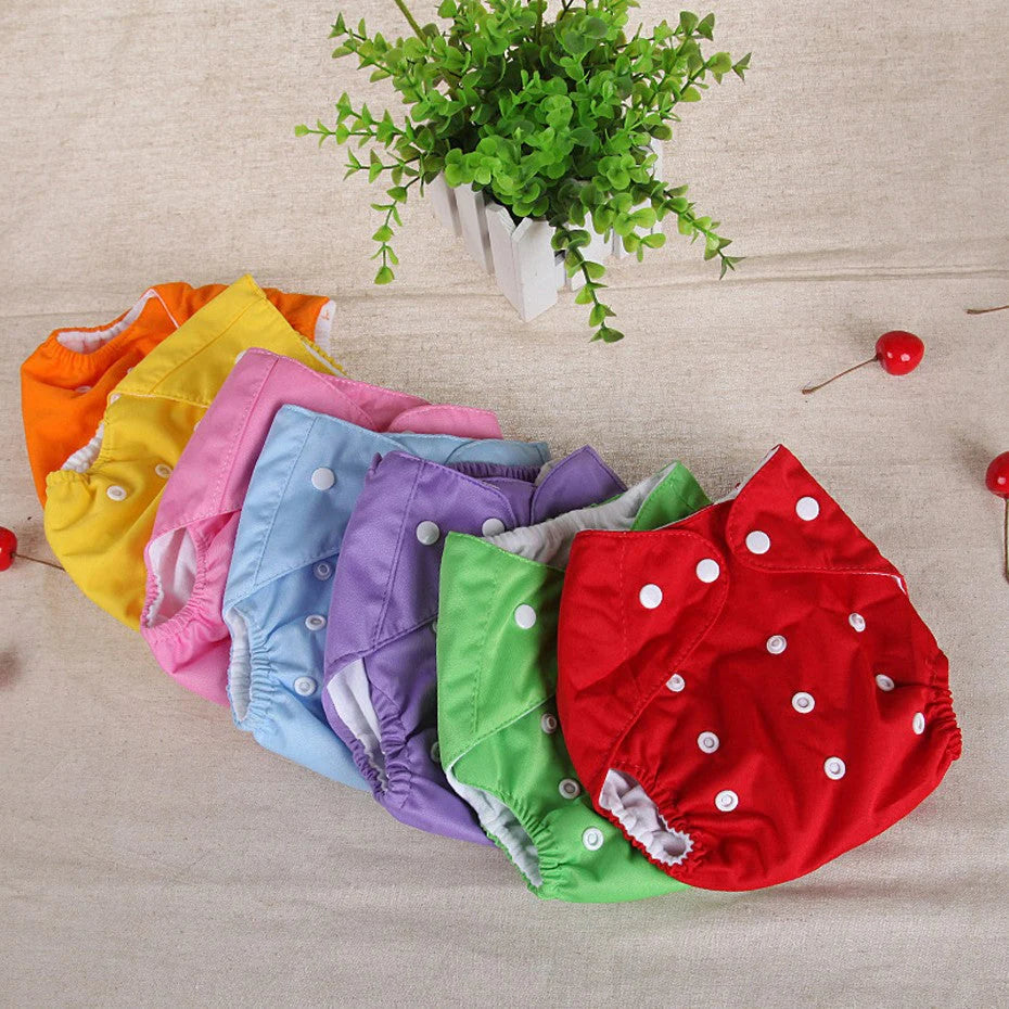 Reusable Washable Baby Cloth Diaper – Adjustable Leak Proof Nappy