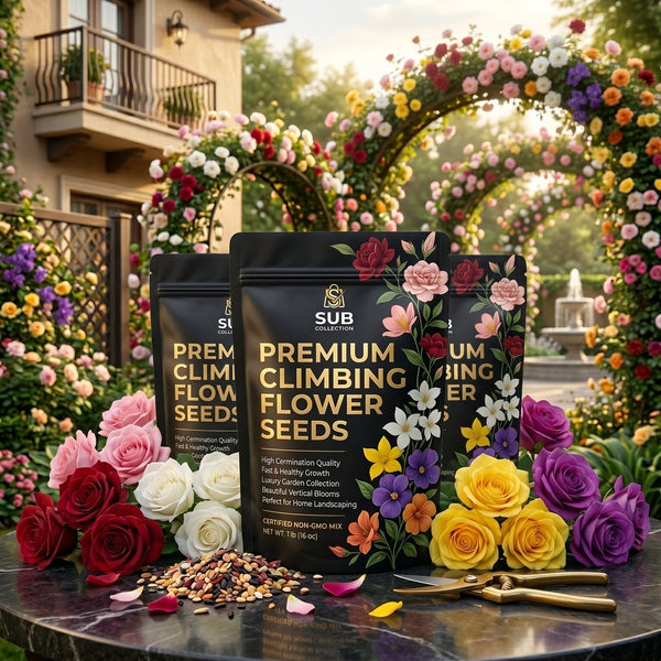 Premium Climbing Flower Seeds Packets-10