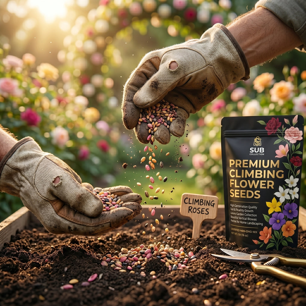 Premium Climbing Flower Seeds Packets-10