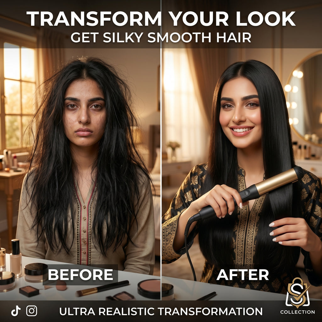 Remington Silk & Care Hair Straightener – Smooth Straight Hair in Minutes