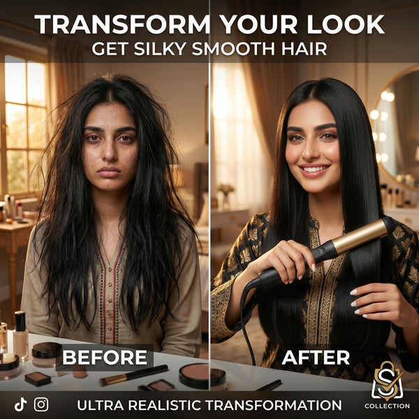 Remington Silk & Care Hair Straightener – Smooth Straight Hair in Minutes
