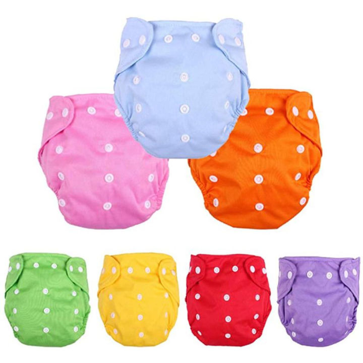 Reusable Washable Baby Cloth Diaper – Adjustable Leak Proof Nappy