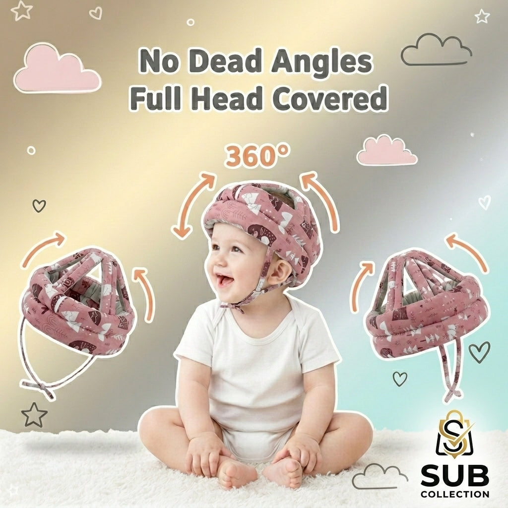 Baby Head Protection Helmet | Anti-Collision Safety Cap for Toddlers