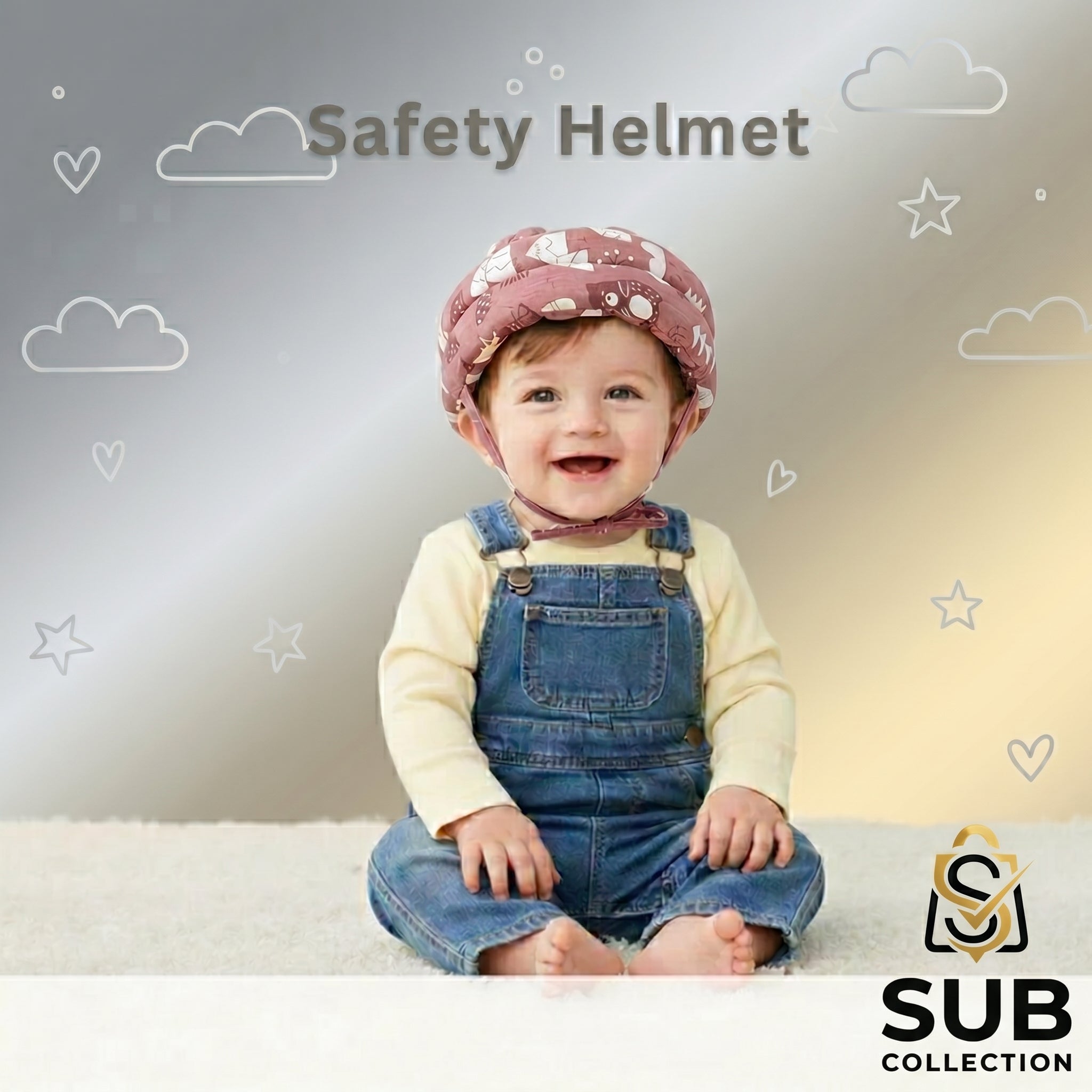 Baby Head Protection Helmet | Anti-Collision Safety Cap for Toddlers