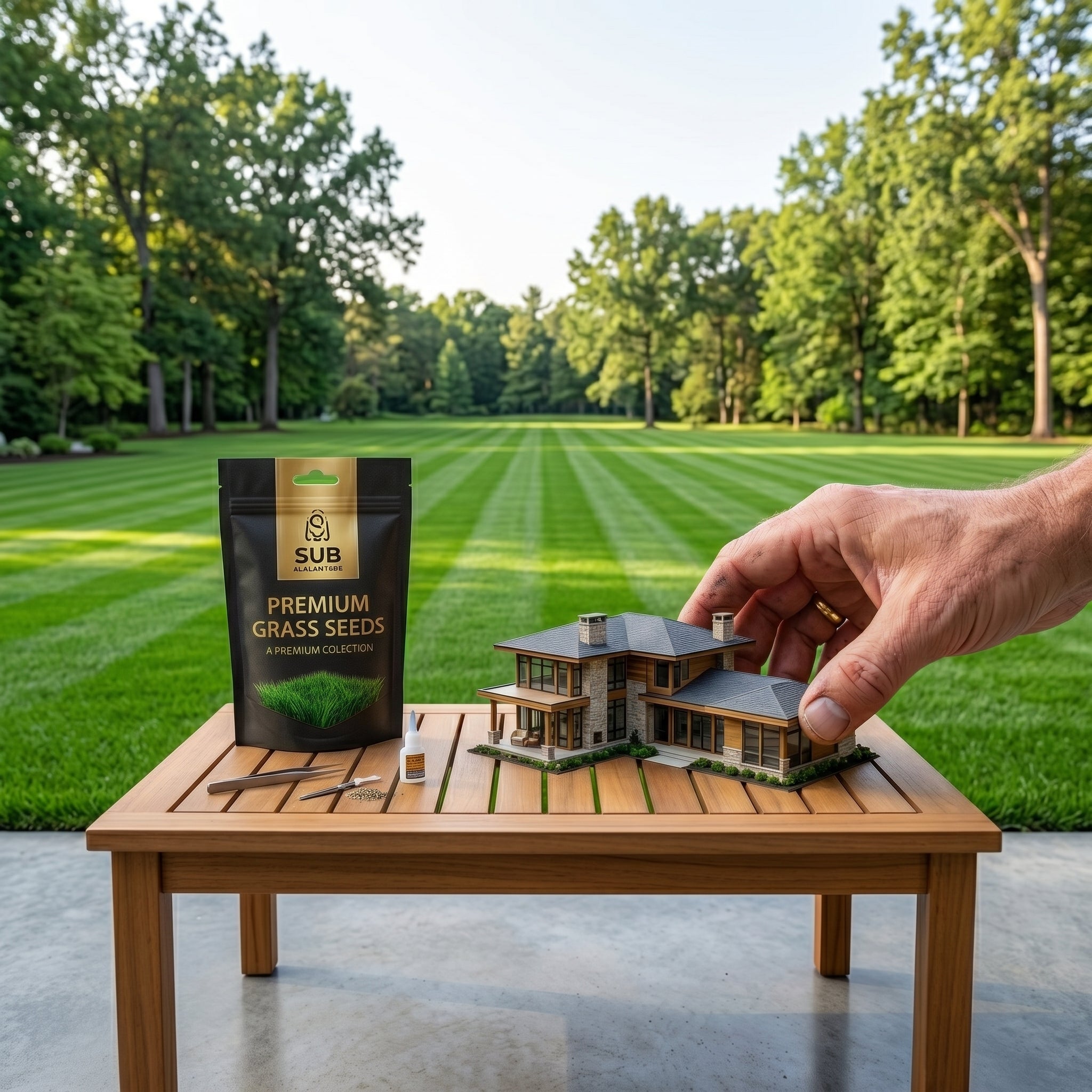 Premium Lawn Grass Seeds 1-3 Marla
