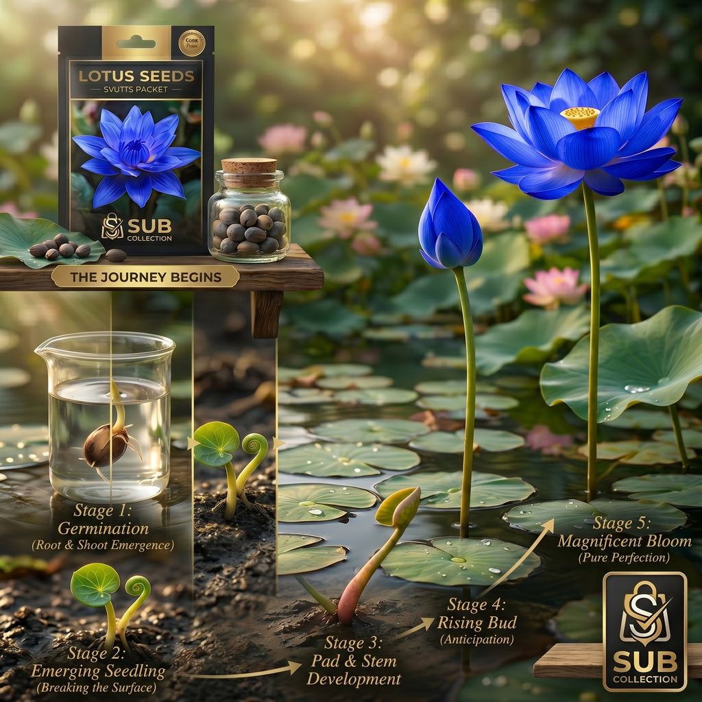 🌸 Premium Lotus Seeds Packets-10 (کنول کے بیج)