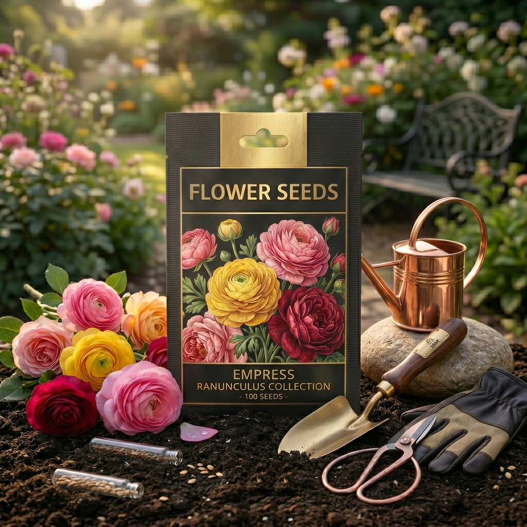 Premium Mix Flower Seeds Pack (10 Packets) – Home Garden & Balcony