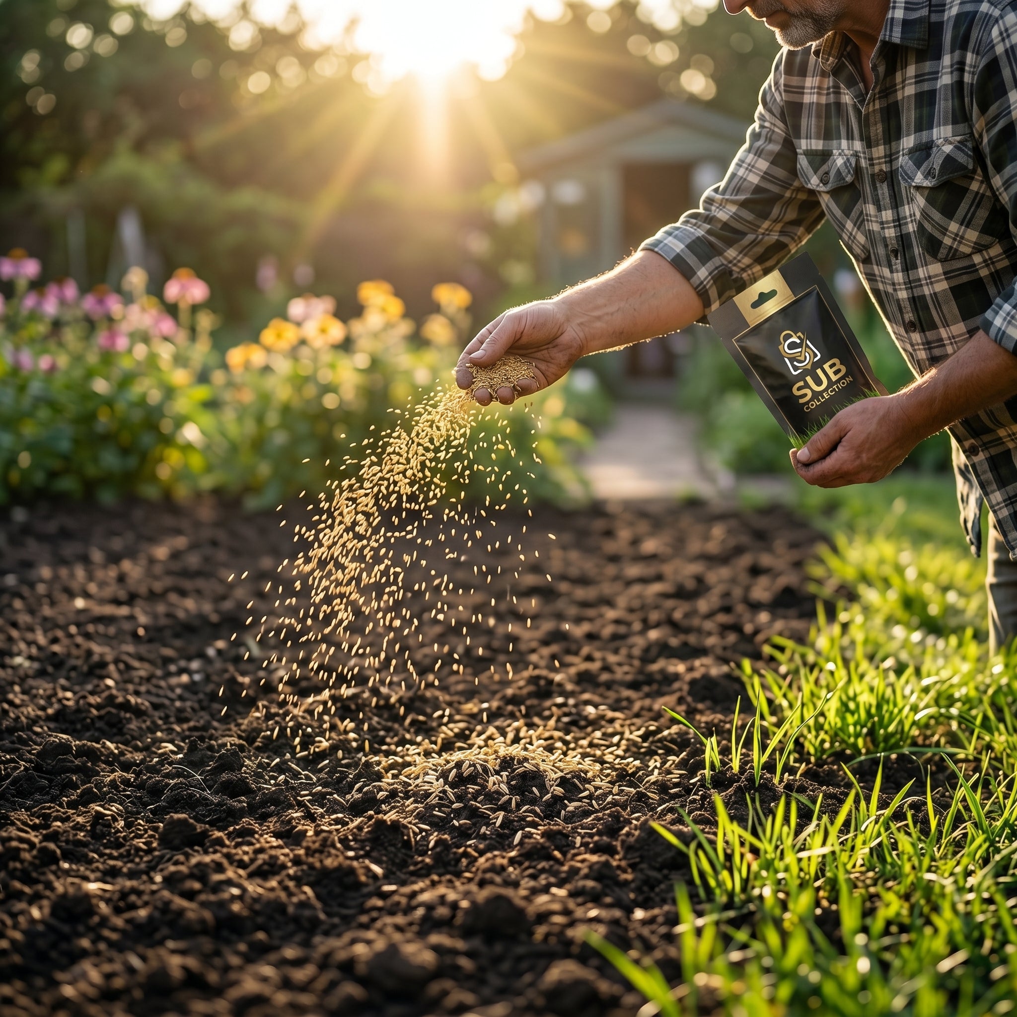 Premium Lawn Grass Seeds 1-3 Marla