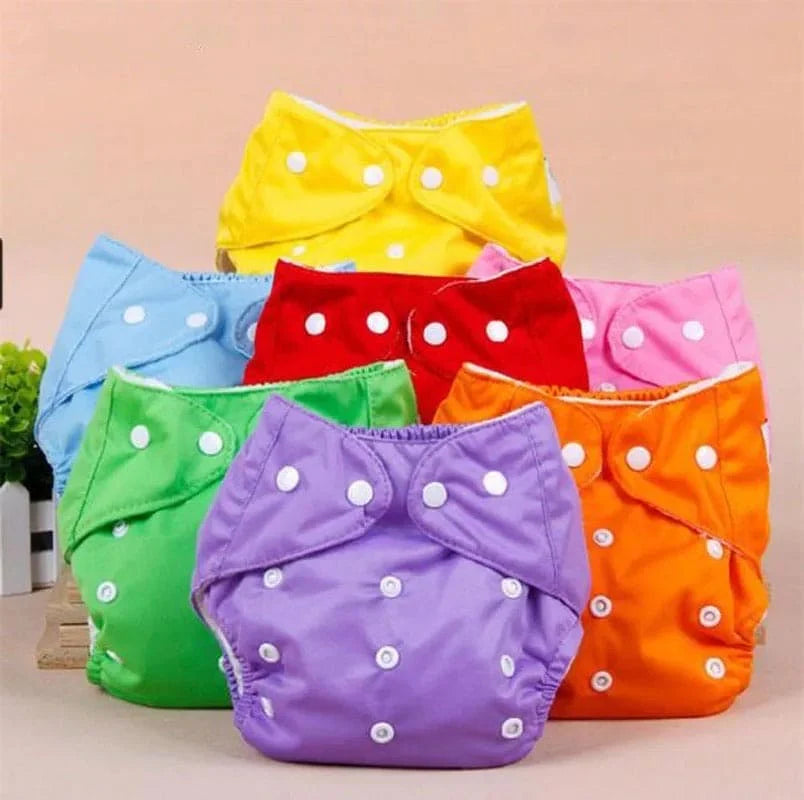 Reusable Washable Baby Cloth Diaper – Adjustable Leak Proof Nappy