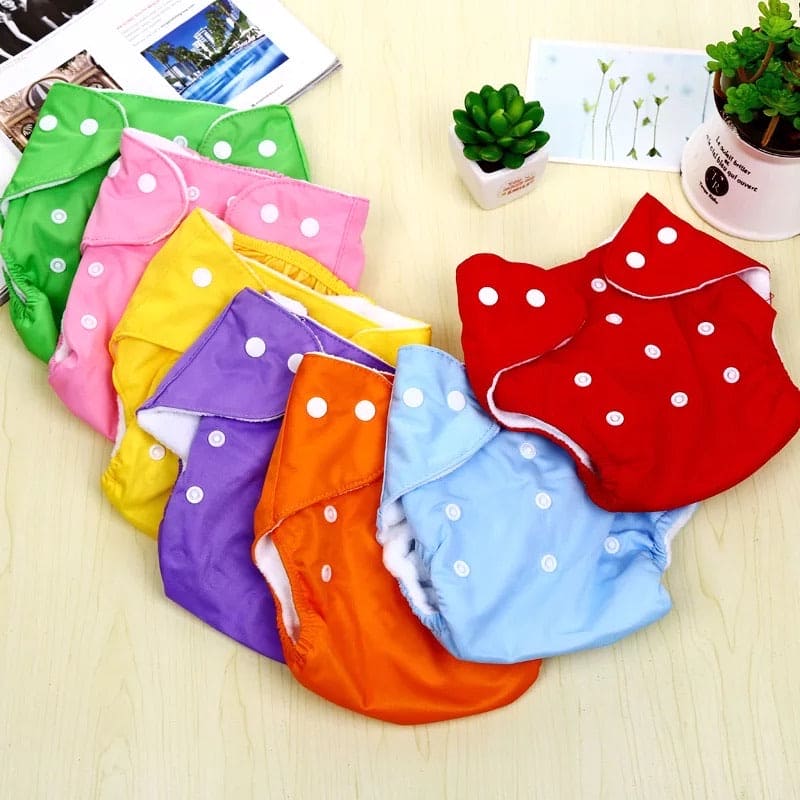 Reusable Washable Baby Cloth Diaper – Adjustable Leak Proof Nappy