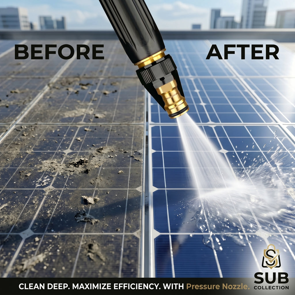 High Pressure Water Spray Gun Nozzle – Solar Panel & Car Cleaning
